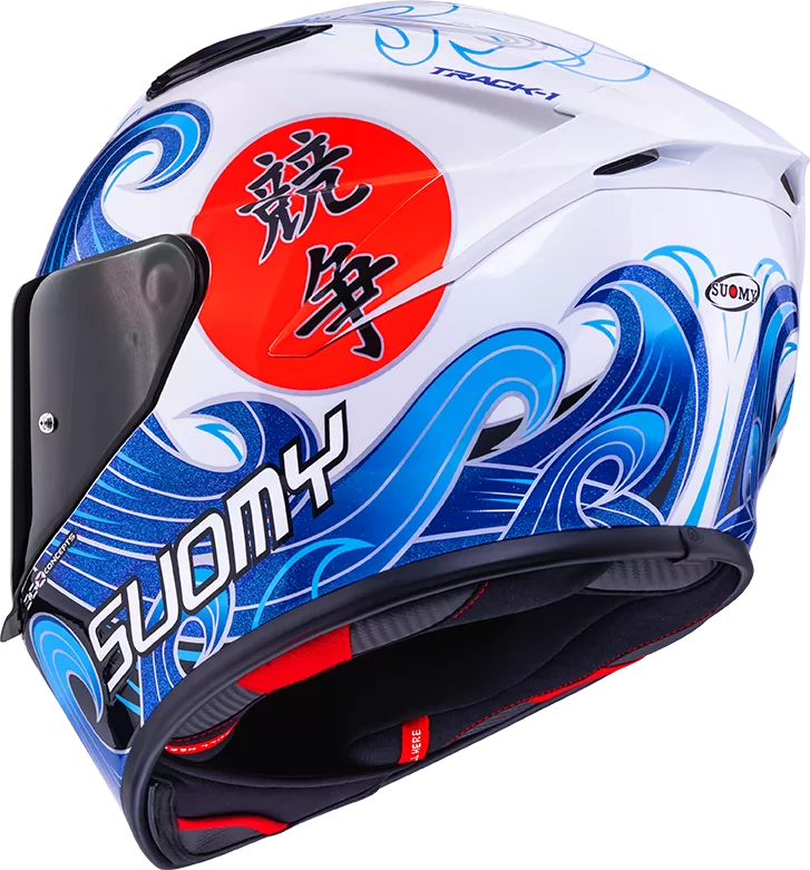 CASCO SUOMY TRACK-1 WAVES WHITE