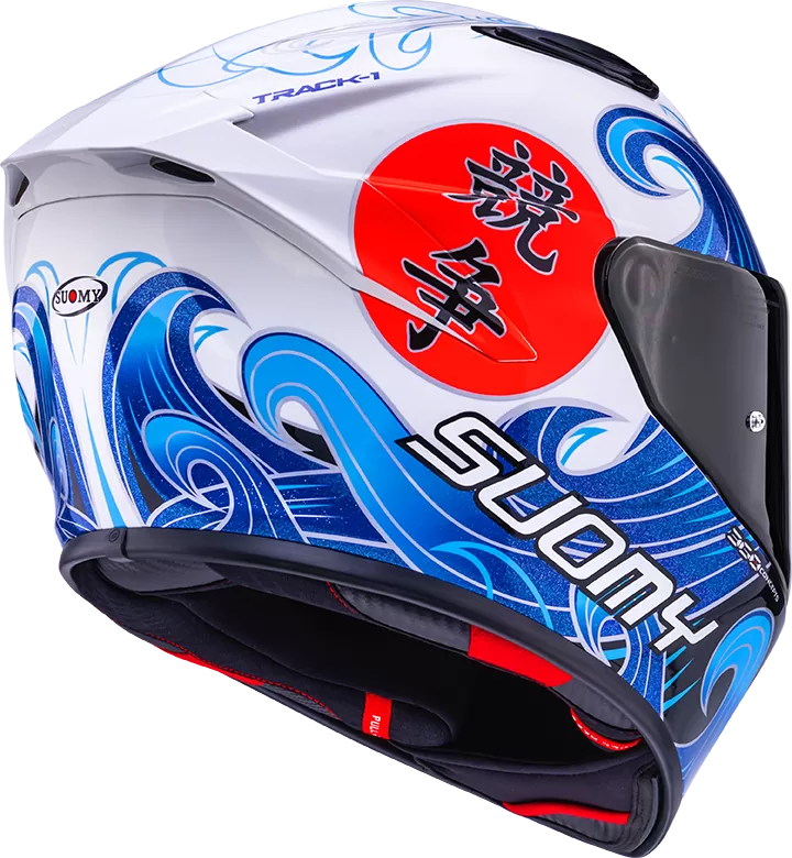 CASCO SUOMY TRACK-1 WAVES WHITE