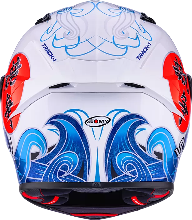 CASCO SUOMY TRACK-1 WAVES WHITE