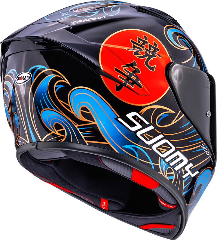 CASCO SUOMY TRACK-1 WAVES BLACK