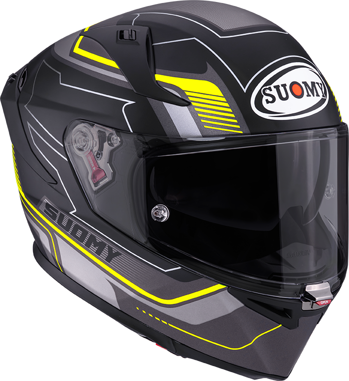 CASCO SUOMY SPEEDSTAR 2 VISUAL MATT YELLOW