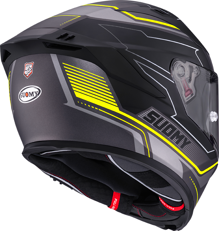 CASCO SUOMY SPEEDSTAR 2 VISUAL MATT YELLOW