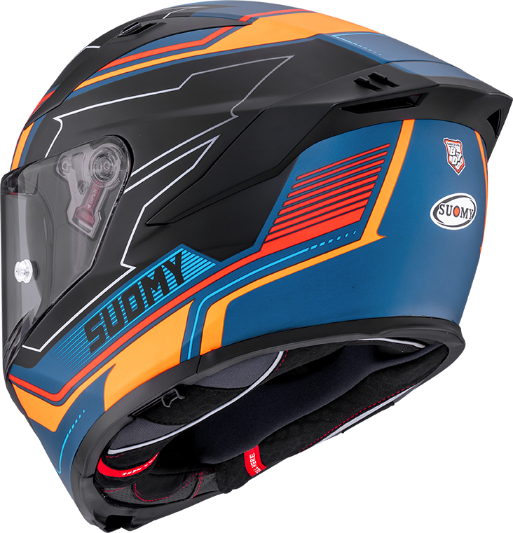 CASCO SUOMY SPEEDSTAR 2 VISUAL MATT ORANGE