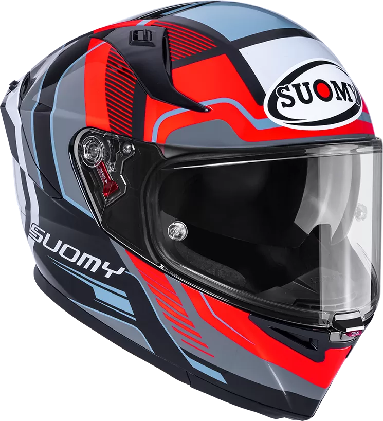 CASCO SUOMY SPEEDSTAR 2 PARALLAX RED