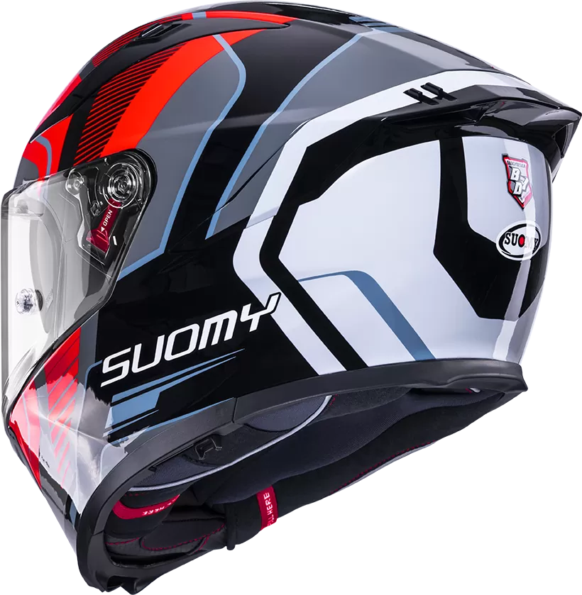 CASCO SUOMY SPEEDSTAR 2 PARALLAX RED