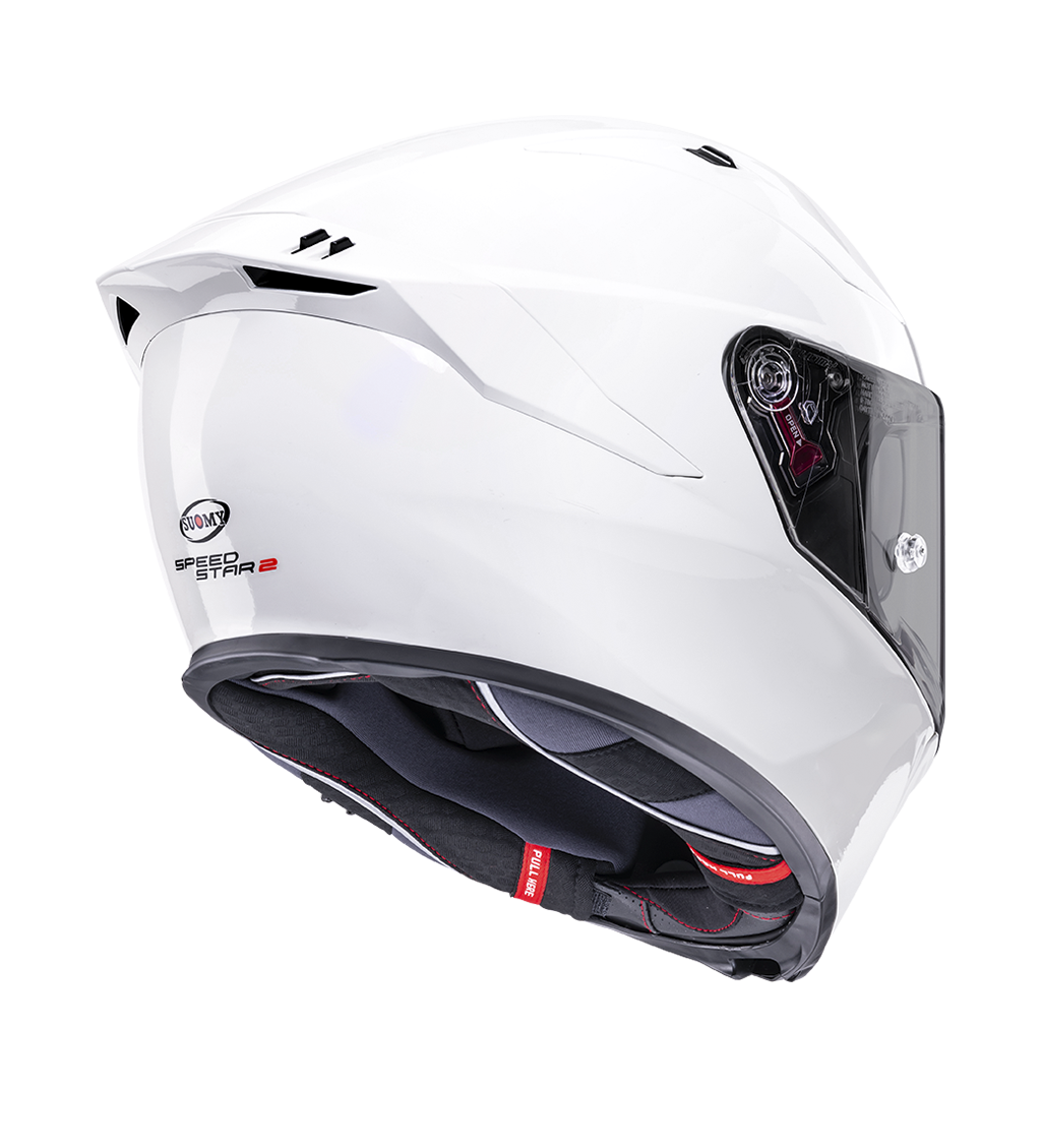 CASCO SUOMY SPEEDSTAR 2 PLAIN WHITE