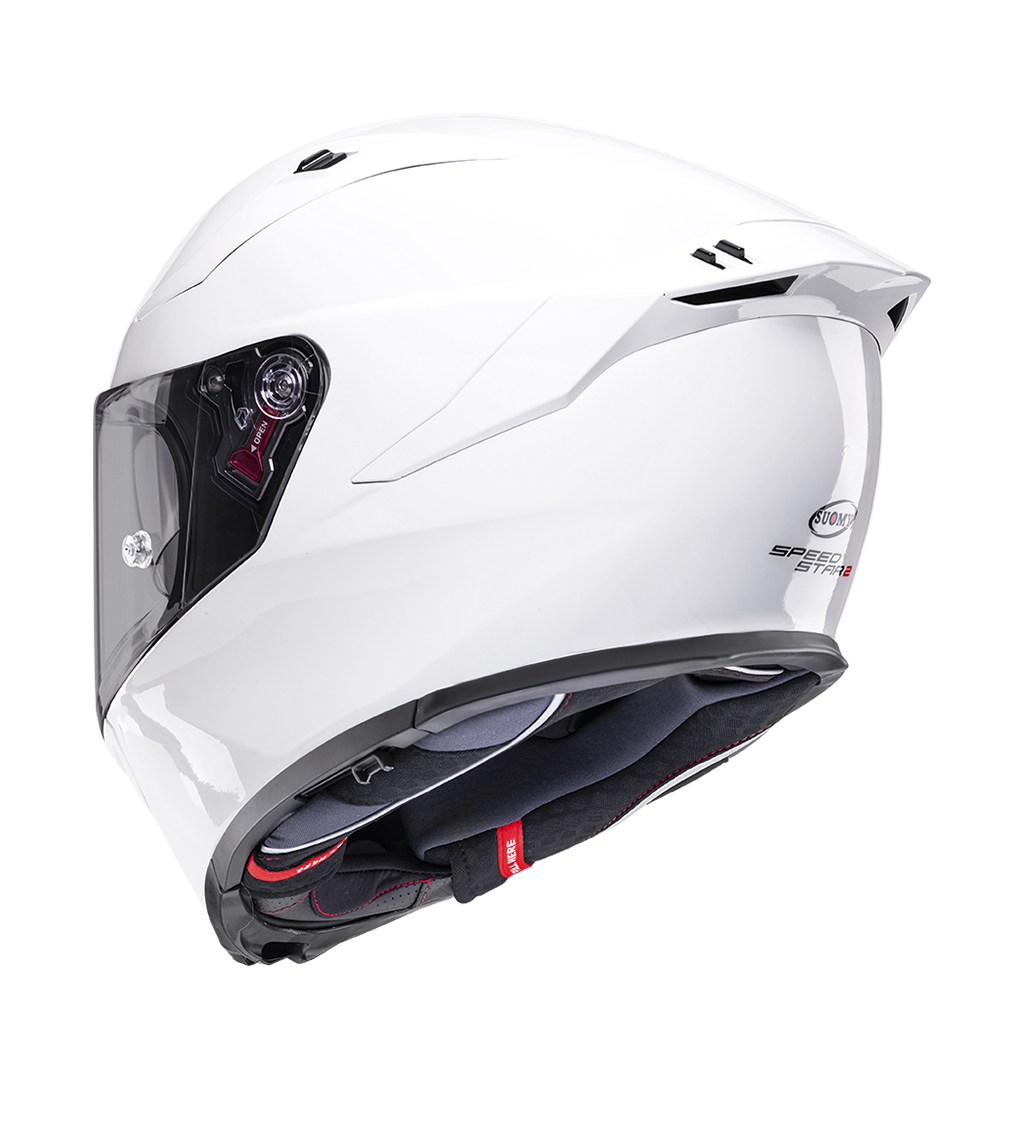 CASCO SUOMY SPEEDSTAR 2 PLAIN WHITE
