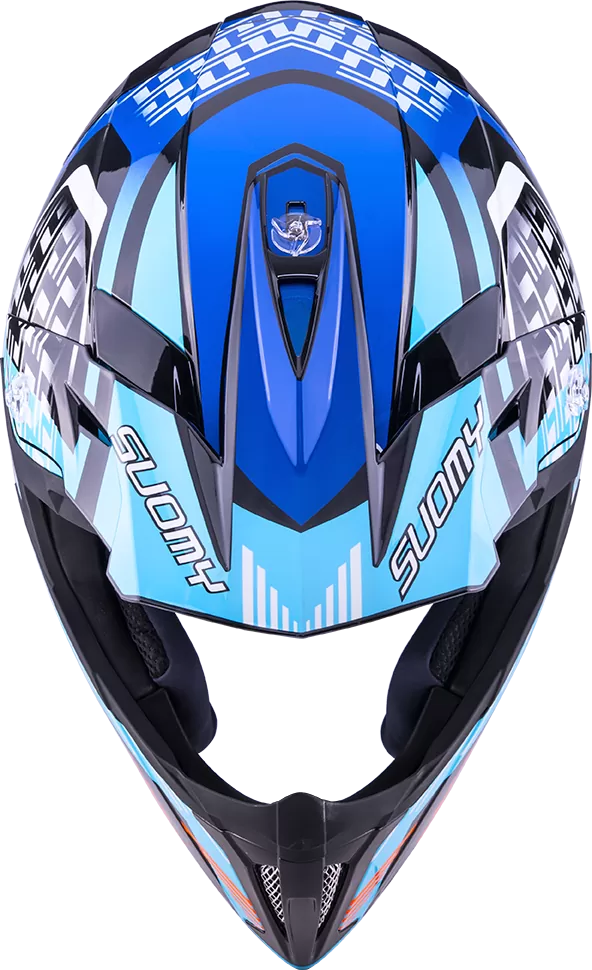 CASCO SUOMY X-WING MOTLEY BLUE/BLACK