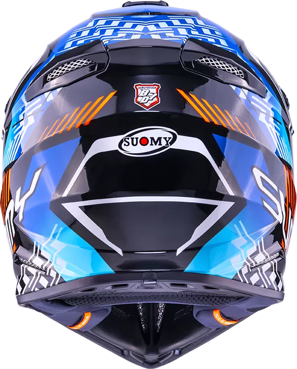 CASCO SUOMY X-WING MOTLEY BLUE/BLACK
