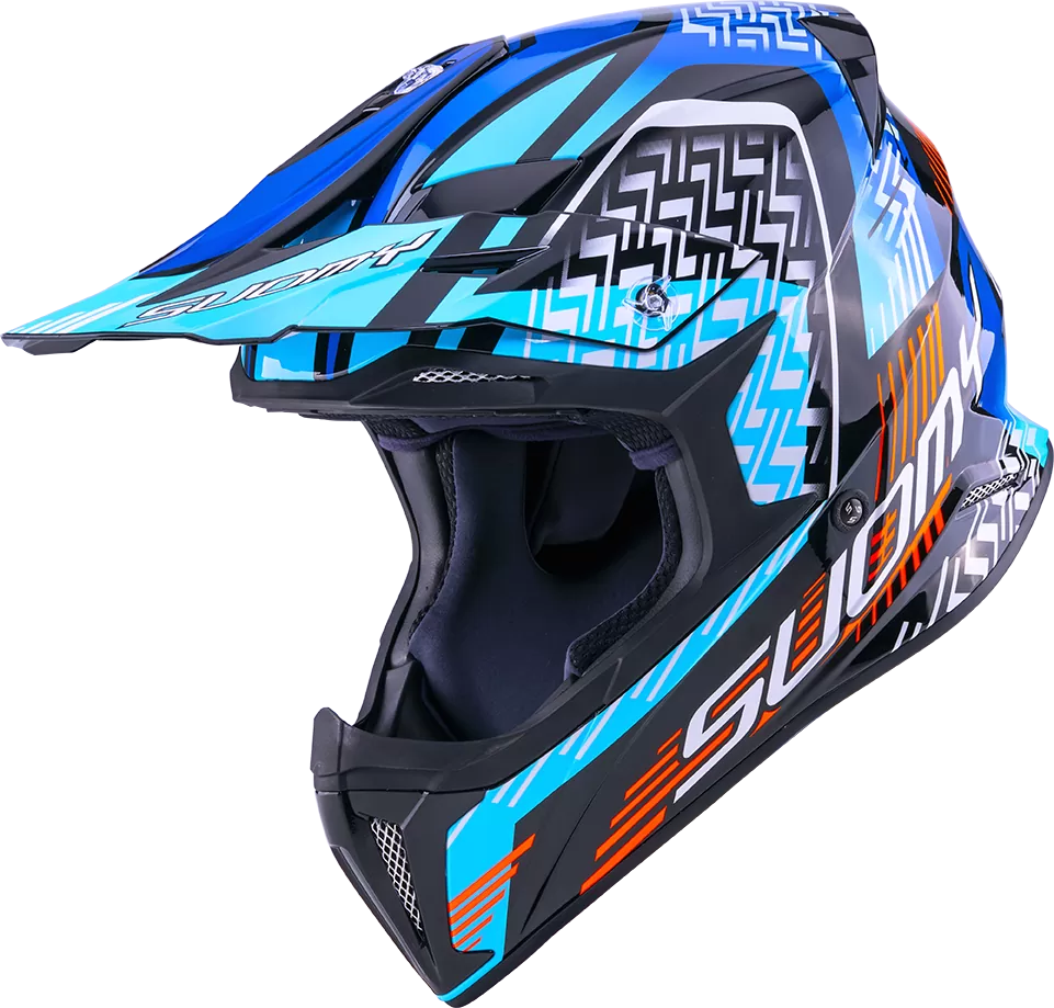 CASCO SUOMY X-WING MOTLEY BLUE/BLACK