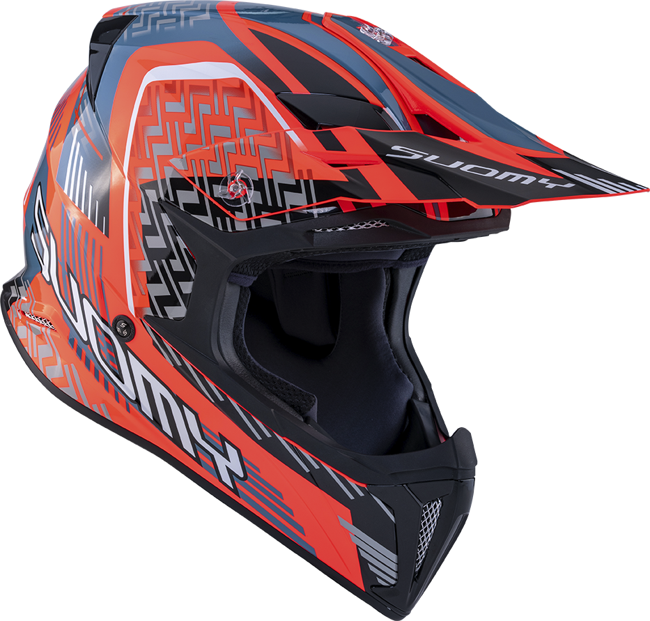 CASCO SUOMY X-WING MOTLEY RED/BLACK