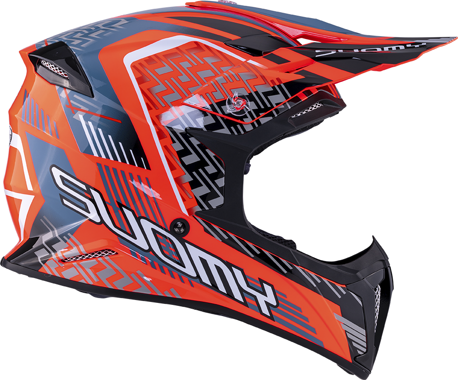 CASCO SUOMY X-WING MOTLEY RED/BLACK