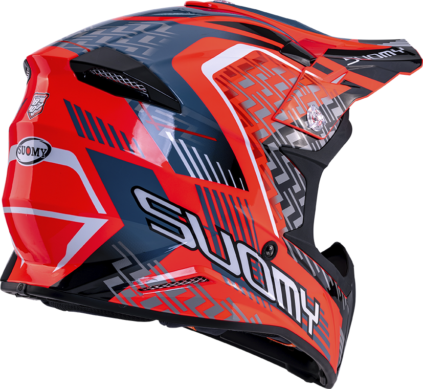 CASCO SUOMY X-WING MOTLEY RED/BLACK