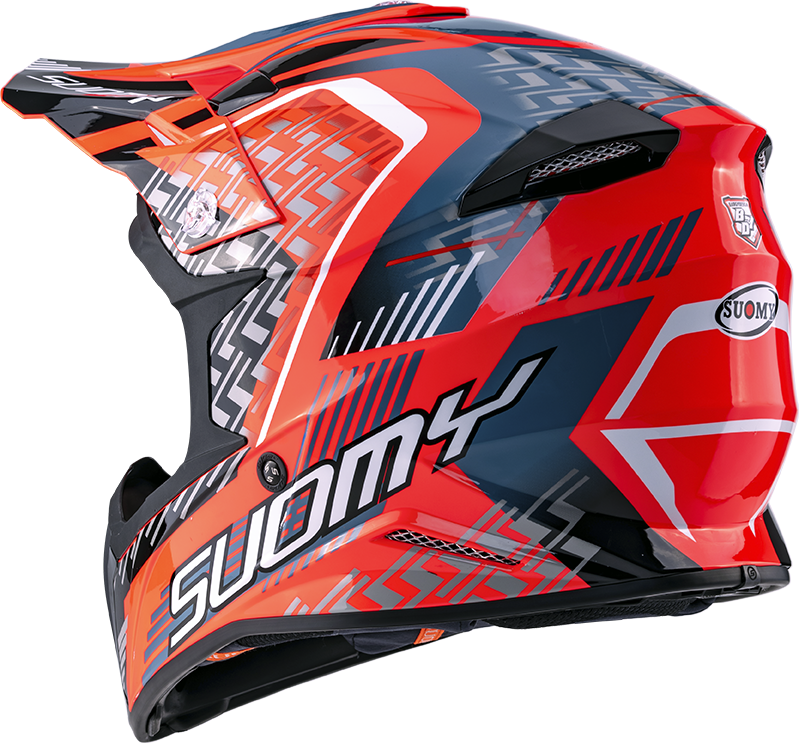 CASCO SUOMY X-WING MOTLEY RED/BLACK