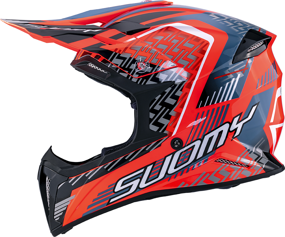 CASCO SUOMY X-WING MOTLEY RED/BLACK
