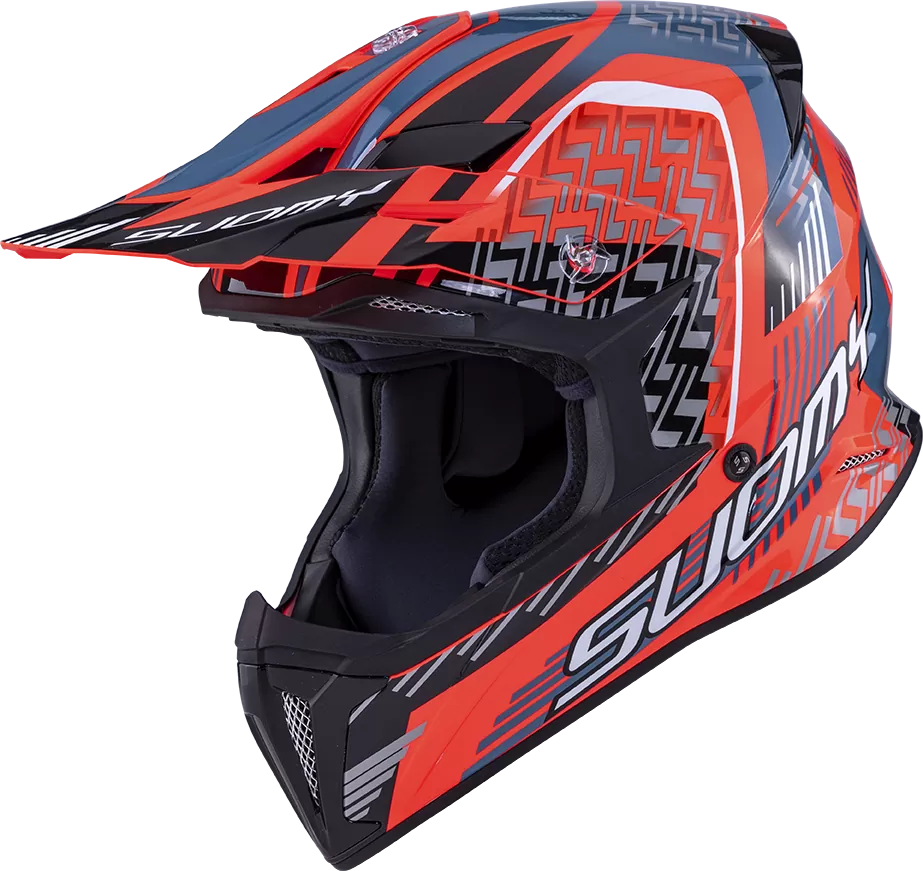 CASCO SUOMY X-WING MOTLEY RED/BLACK