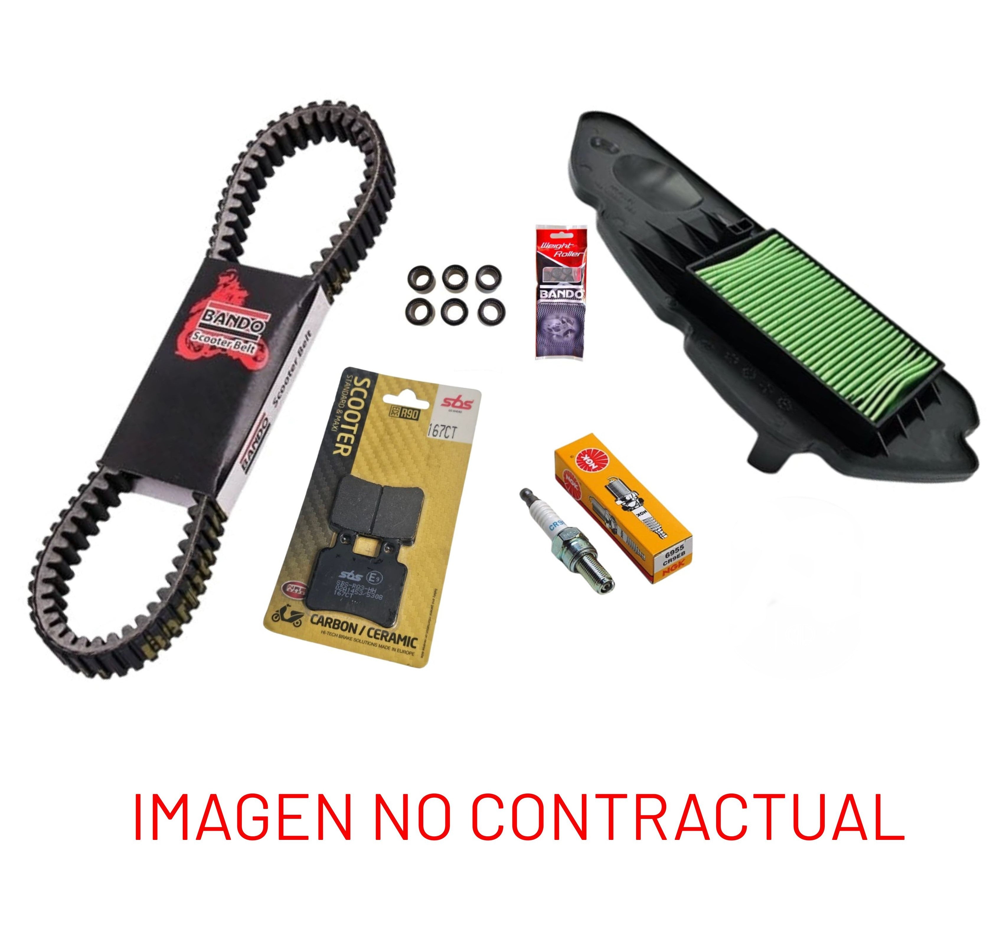 KIT MANTENIMIENTO KYMCO AGILITY CITY 125 R16 (08-16)