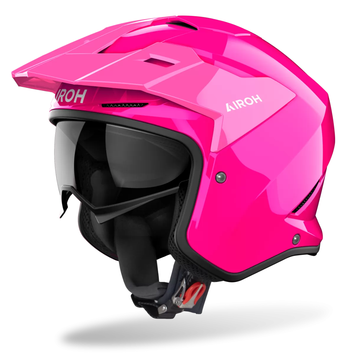 CASCO AIROH KOMBAT COLOR PINK GLOSS