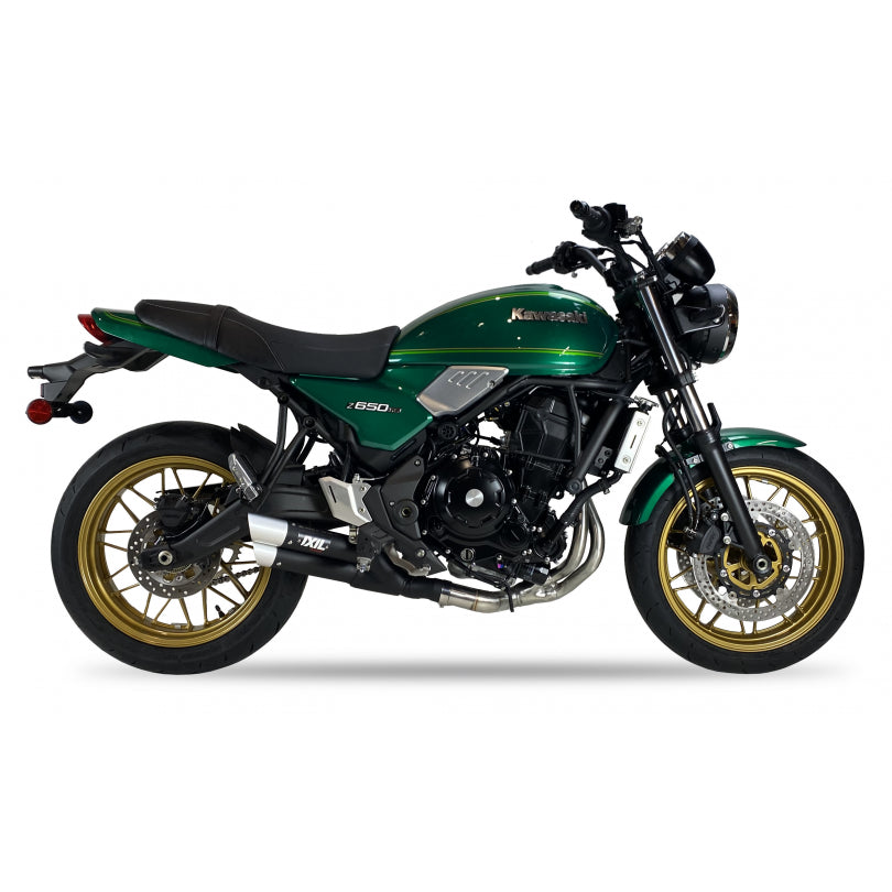 ESCAPE IXIL FULL SYSTEM - DUAL HYPERLOW BLACK XL - KAWASAKI Z 650 RS 22-23 (ER650M ER650MA2)