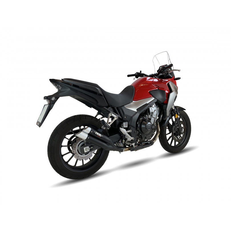 ESCAPE IXIL SLIP ON - DUAL HYPERLOW BLACK XL - HONDA CB 500 X 21-24 (PC64)