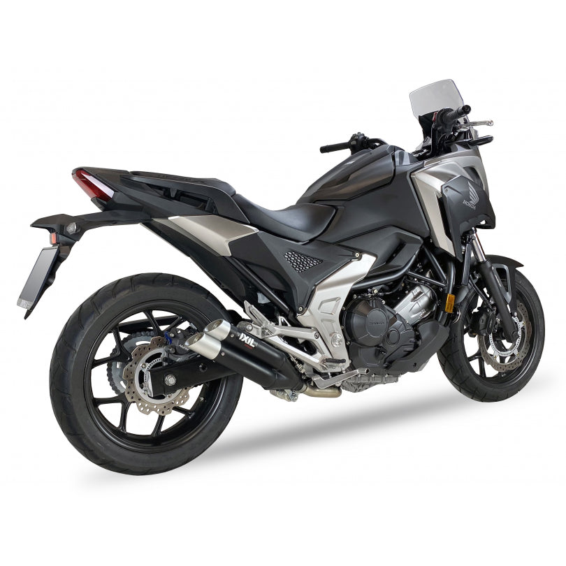 ESCAPE IXIL SLIP ON - DUAL HYPERLOW BLACK XL - HONDA NC 750 X 21-25 (RH09 RH23)