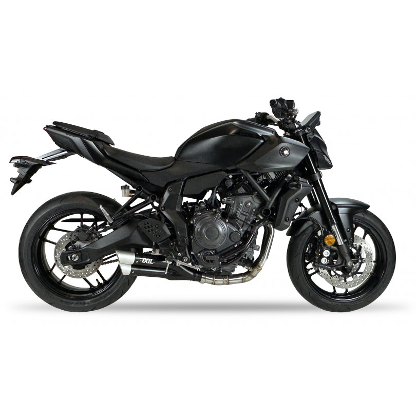 ESCAPE IXIL FULL SYSTEM - DUAL HYPERLOW BLACK XL - YAMAHA MT-07 2025 (RM48 RM49 RM50 RM51 RM53 RM54)