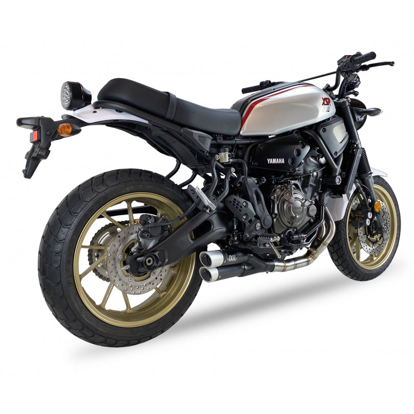 ESCAPE IXIL FULL SYSTEM - DUAL HYPERLOW BLACK XL - YAMAHA XSR 700 21-24 (RM36 RM37)