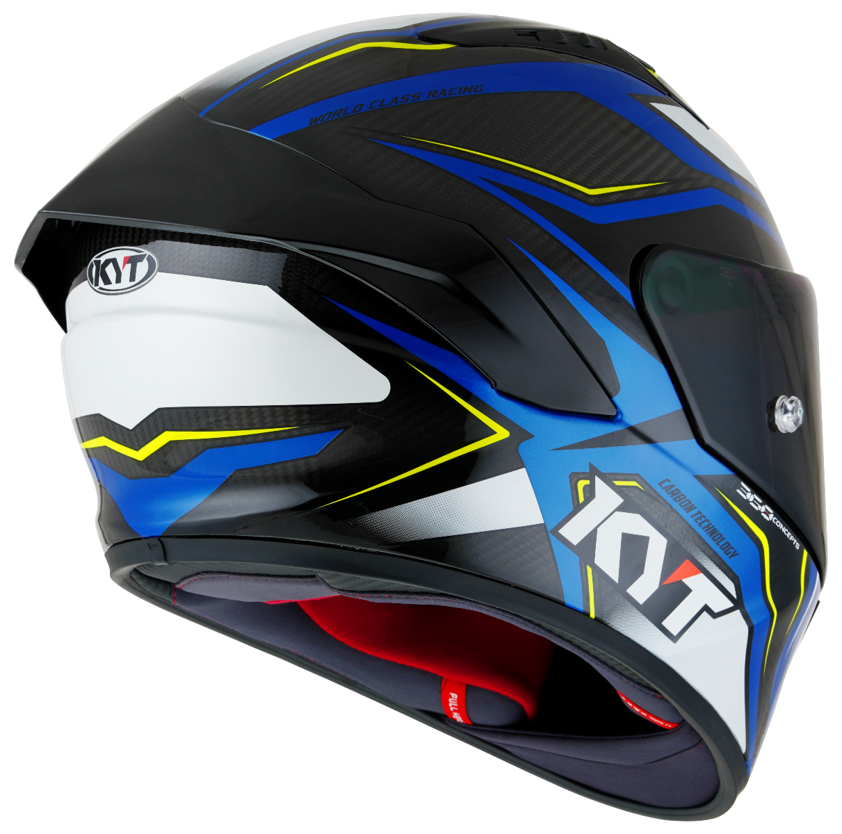 CASCO KYT NZ-RACE CARBON STRIDE BLUE/WHITE