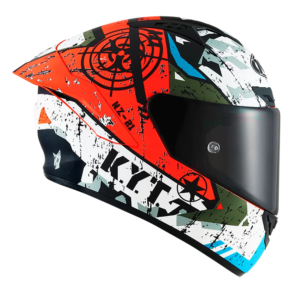 CASCO KYT NZ-RACE BLAZING MATT RED