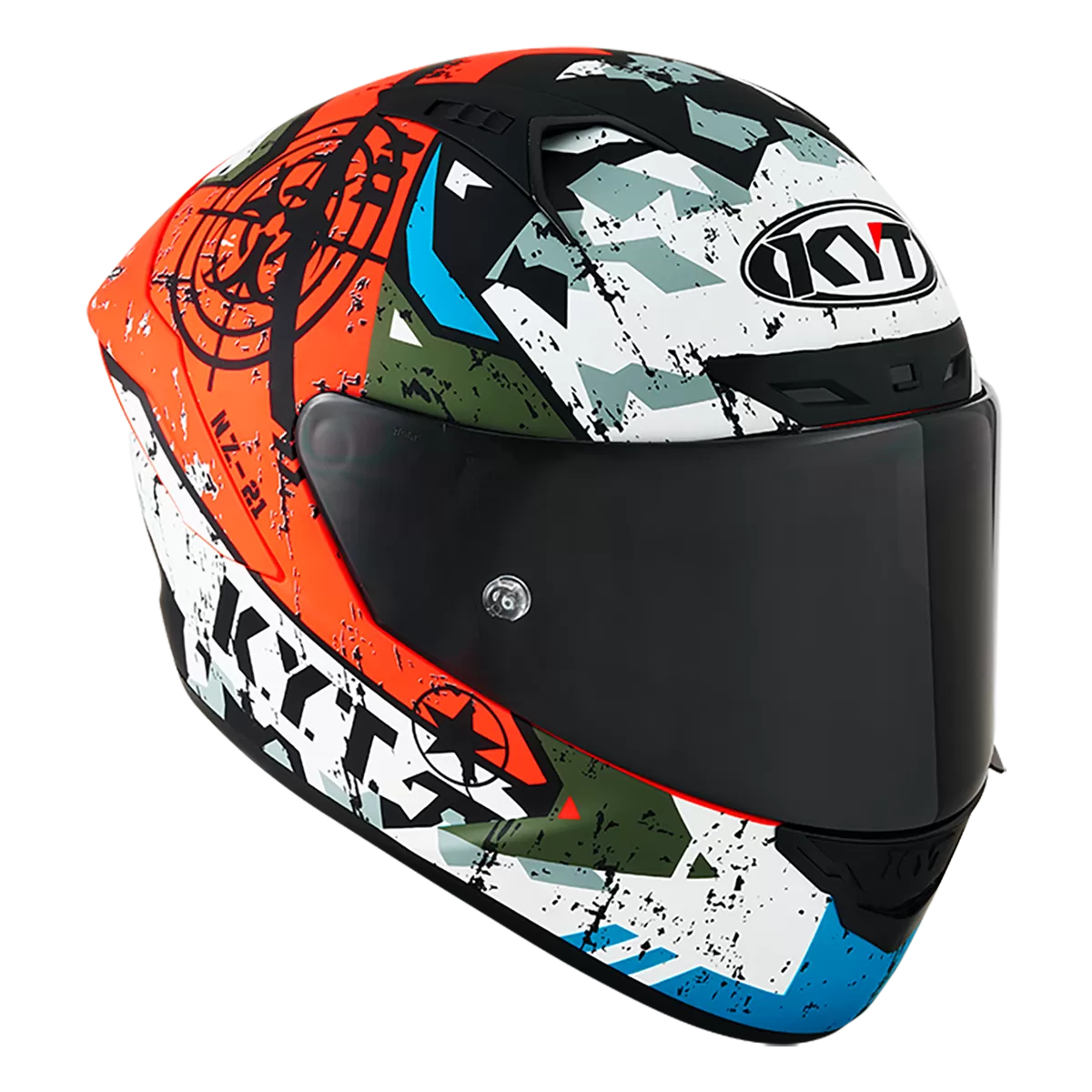 CASCO KYT NZ-RACE BLAZING MATT RED