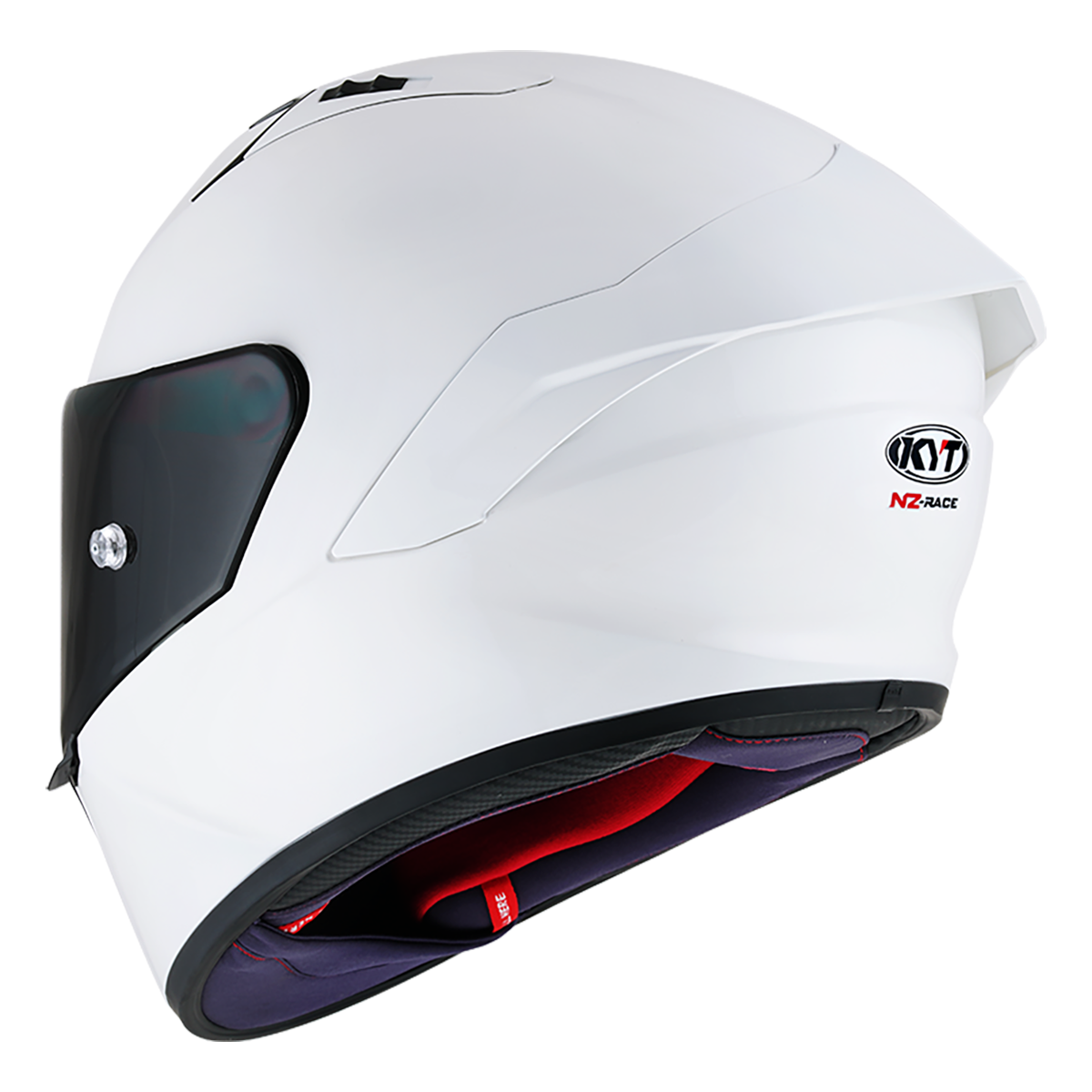 CASCO KYT NZ-RACE PLAIN WHITE
