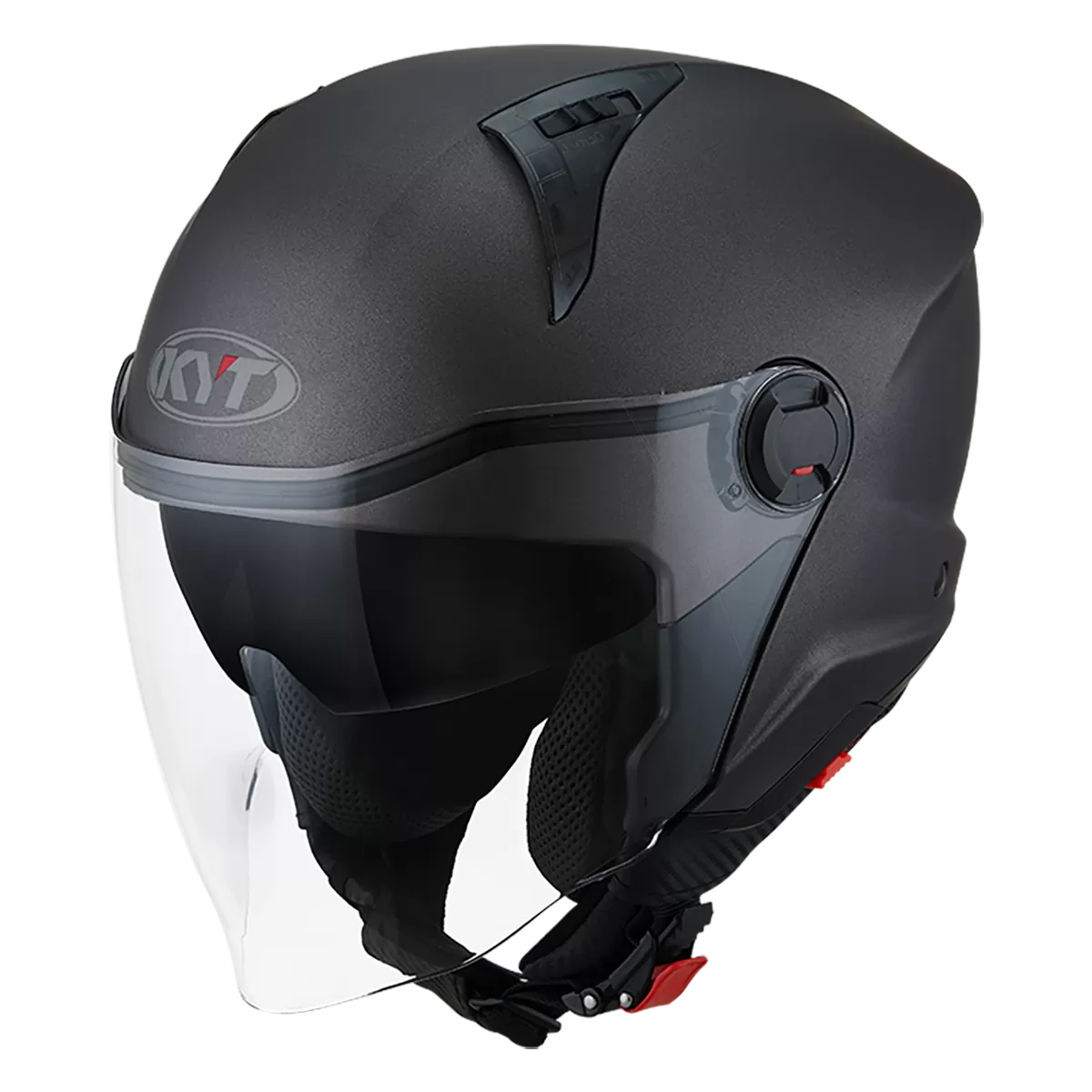 CASCO KYT D-CITY PLAIN MATT GUN METAL