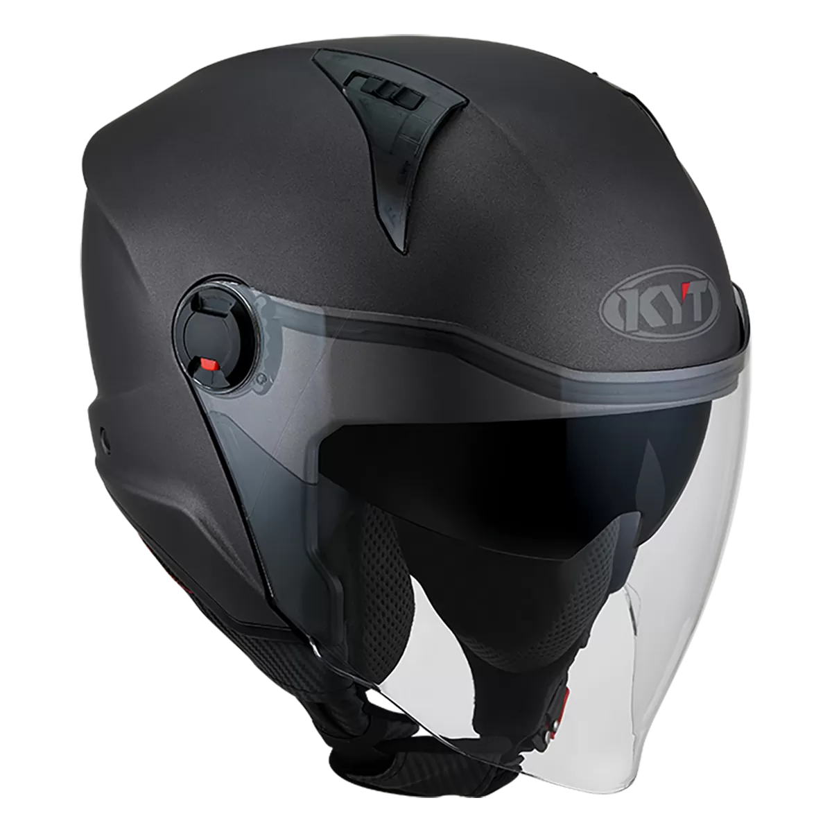 CASCO KYT D-CITY PLAIN MATT GUN METAL