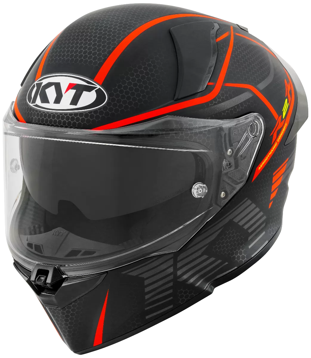 CASCO KYT R2R CONCEPT MATT BLACK/RED