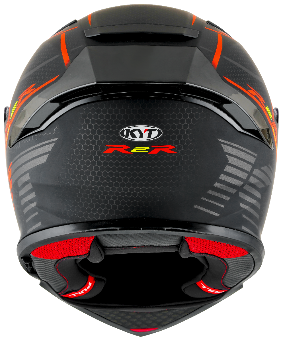 CASCO KYT R2R CONCEPT MATT BLACK/RED
