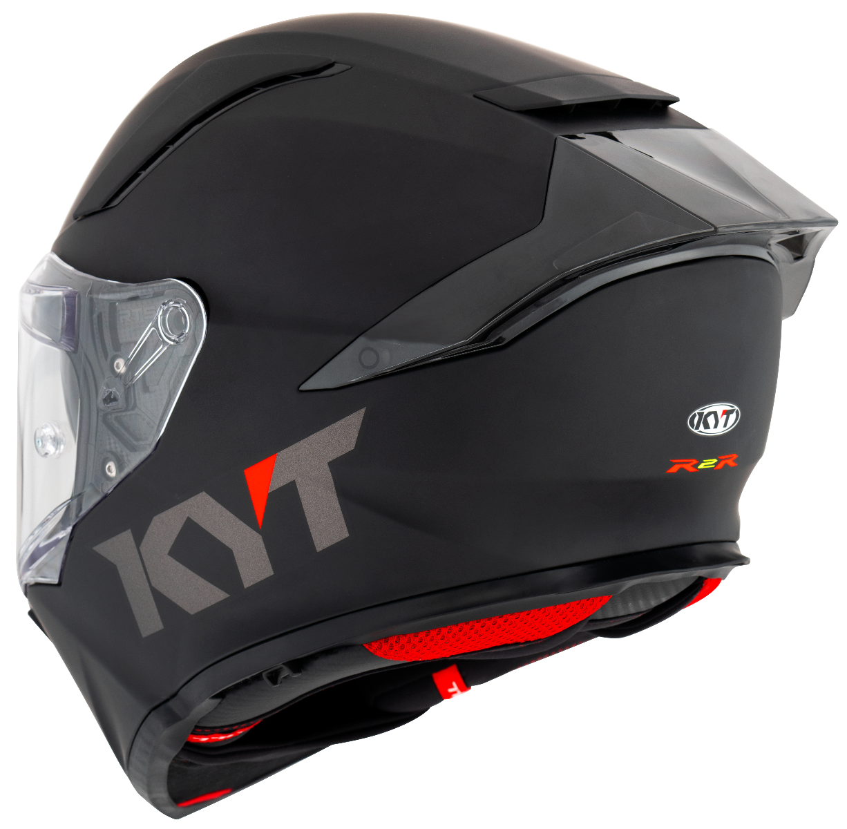 CASCO KYT R2R PLAIN MATT BLACK