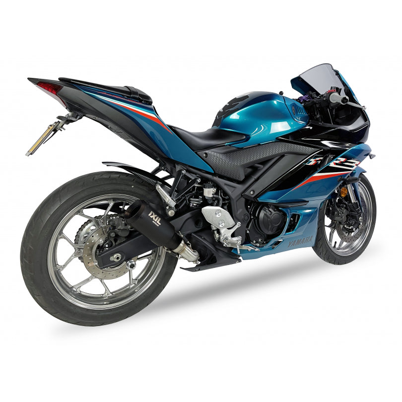 ESCAPE IXIL SLIP ON - RACE XTREM BLACK - YAMAHA YZF R3 21-23 (RH21)