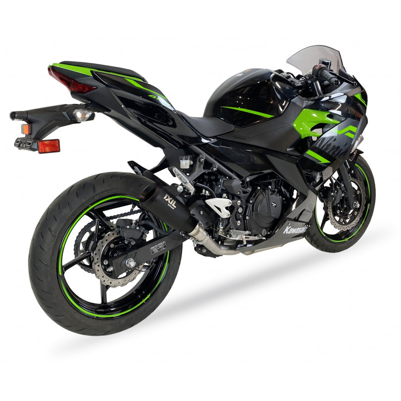 ESCAPE IXIL SLIP ON - RACE XTREM BLACK - KAWASAKI NINJA 400 22-23 (EX400L)
