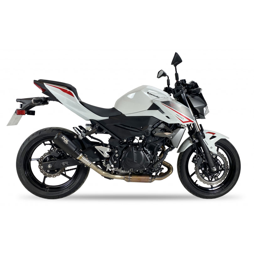 ESCAPE IXIL SLIP ON - RACE XTREM BLACK - KAWASAKI Z 400 22-23 (ER400F)