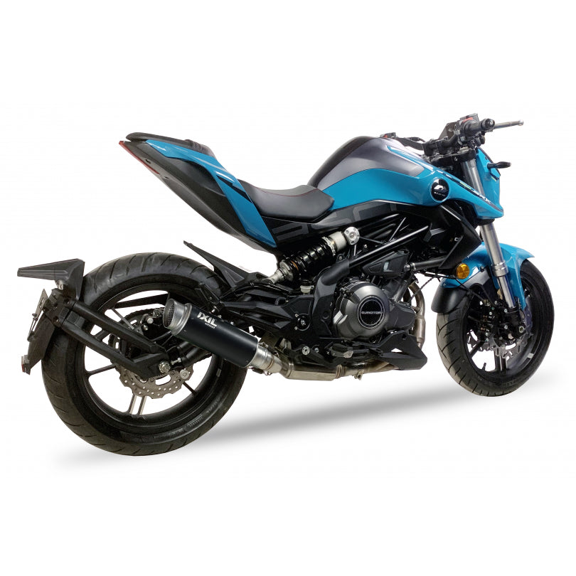 ESCAPE IXIL SLIP ON - SPORT XTREM BLACK - QJ MOTOR SRK 400