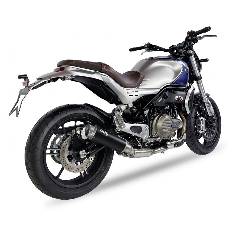 ESCAPE IXIL SLIP ON - SPORT XTREM BLACK - QJ MOTOR SRV 550