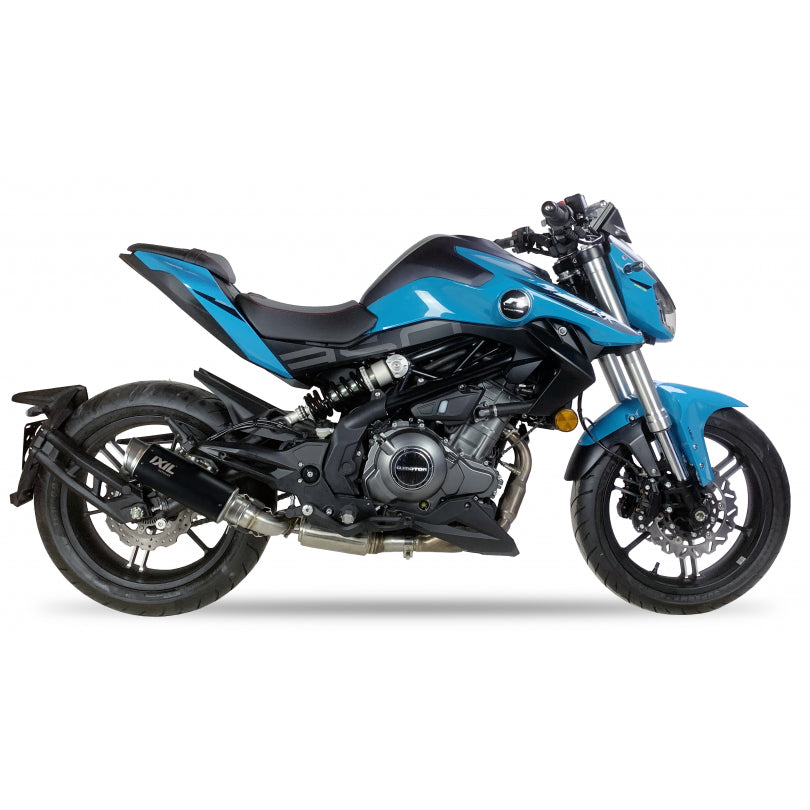 ESCAPE IXIL SLIP ON - SPORT XTREM BLACK - QJ MOTOR SRK 400