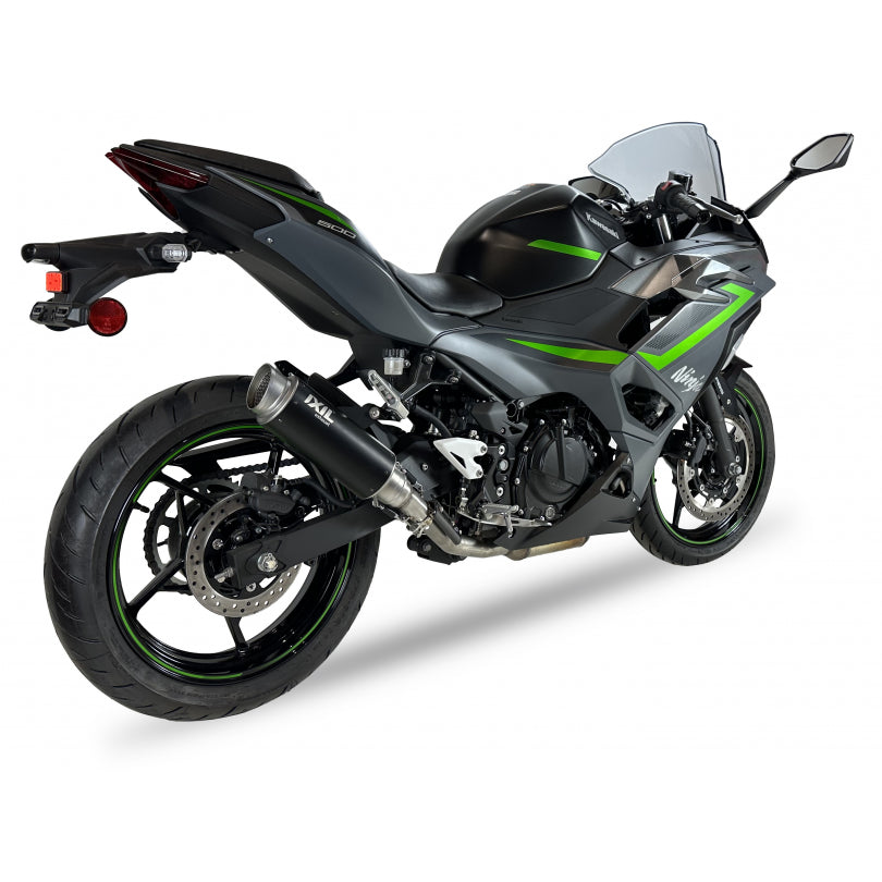 ESCAPE IXIL SLIP ON - SPORT XTREM BLACK - KAWASAKI NINJA 500 24-25 (EX500G)