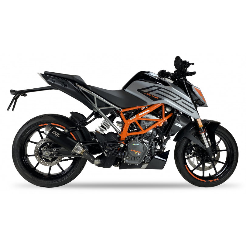 ESCAPE IXIL SLIP ON - SPORT XTREM BLACK - KTM DUKE 125 21-23 (KTM IS DUKE - KTM 125 DUKE)