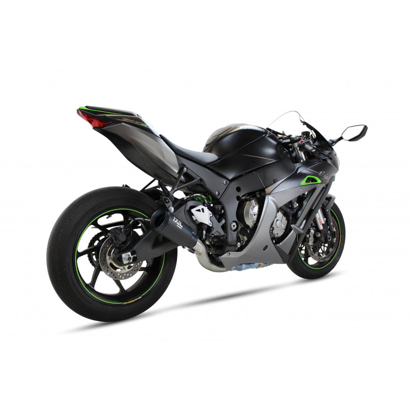ESCAPE IXIL SLIP ON - RACE XTREM BLACK - KAWASAKI ZX-10 R 11-15 (ZXT00J)