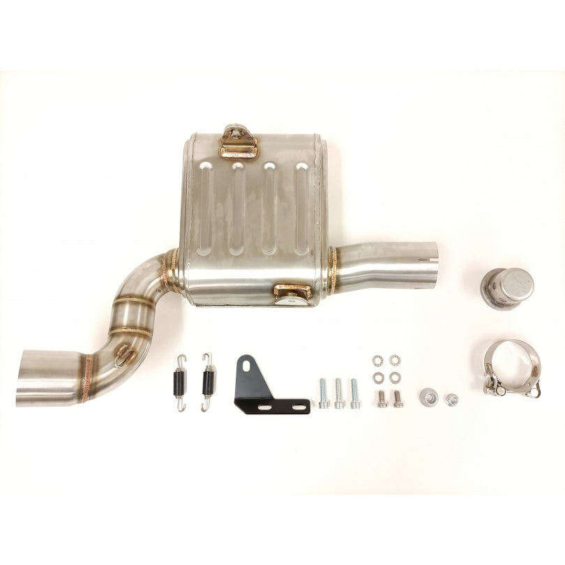 ESCAPE IXIL SLIP ON - RACE XTREM BLACK - BENELLI LEONCINO 800 (P37)