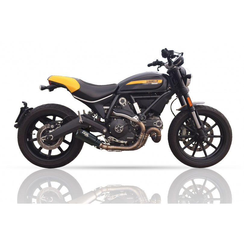 ESCAPE IXIL SLIP ON - RACE XTREM BLACK - DUCATI SCRAMBLER 800