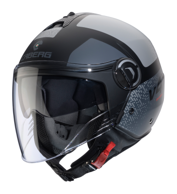 CASCO CABERG RIVIERA V4X ALPHA MATT BLACK/ANTHRACITE/GREY