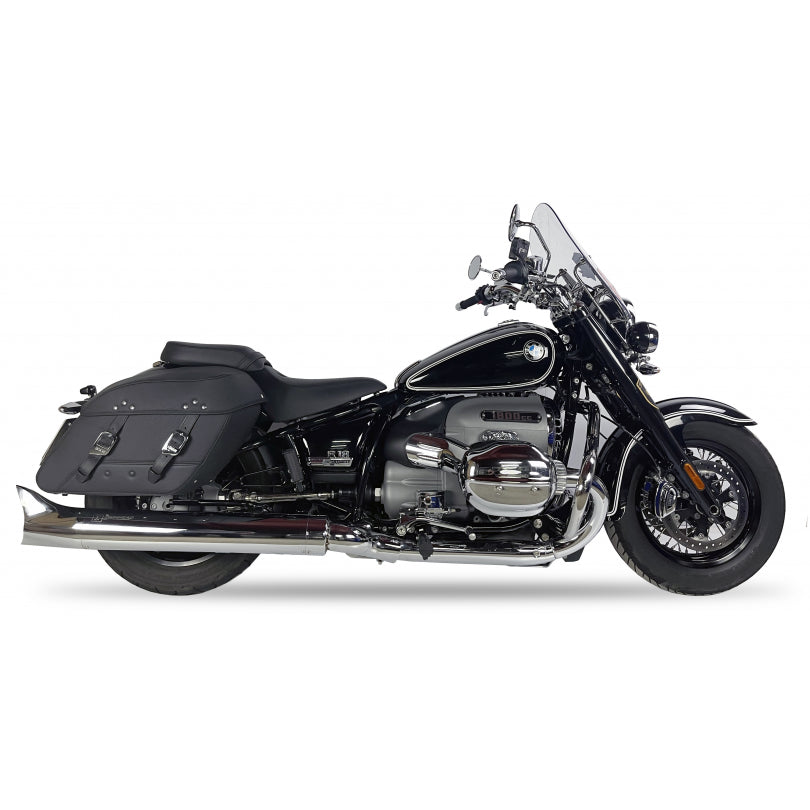 ESCAPE IXIL SLIP ON (LEFT MUFFLER) - IRONHEAD ROUND CHROME - BMW R 18 B / TRANSCONTINENTAL / ROCTANE (RH18 RH18R)