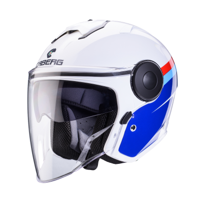 CASCO CABERG SOHO ZEPHYR WHITE/BLUE/LIGHT BLUE/RED